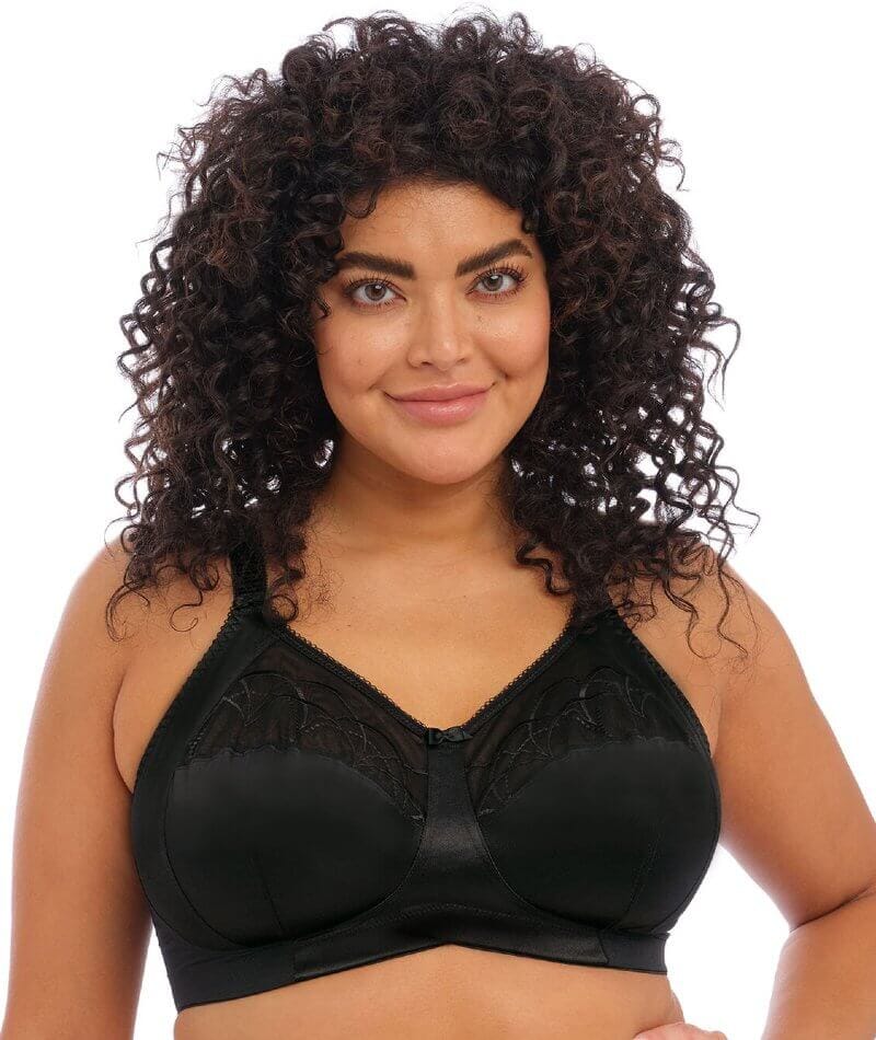 Elomi Cate Soft Cup Wire-Free Bra - Black Bras