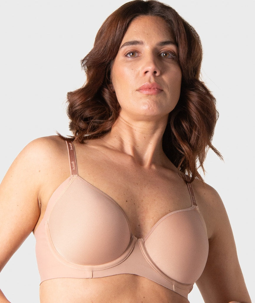 Evolve Effortless Sculpt T-Shirt Flexi-Wired Bra - Cashmere