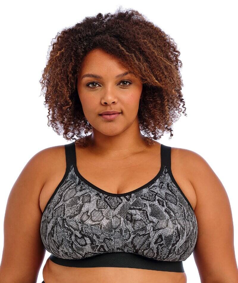 Goddess Sport Wire Free Sports Bra Black Snake Big Girls Don t Cry Goddess sport wire free sports bra black snake big girls don t cry