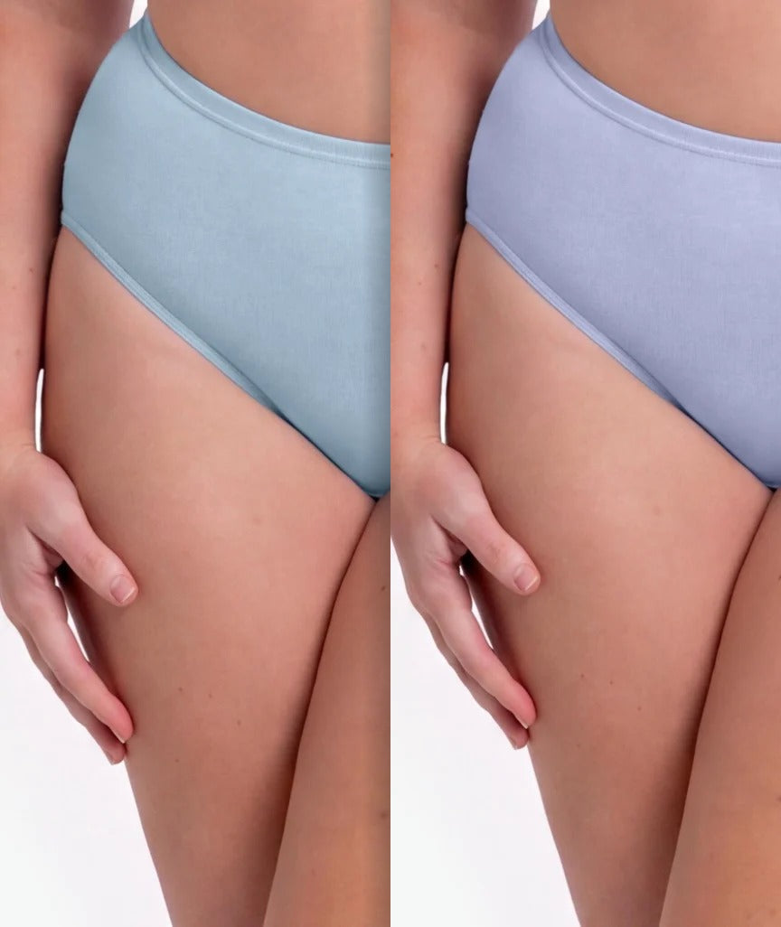 Sloggi Hikini 2 Pack Brief - Pure Blue/Lilac