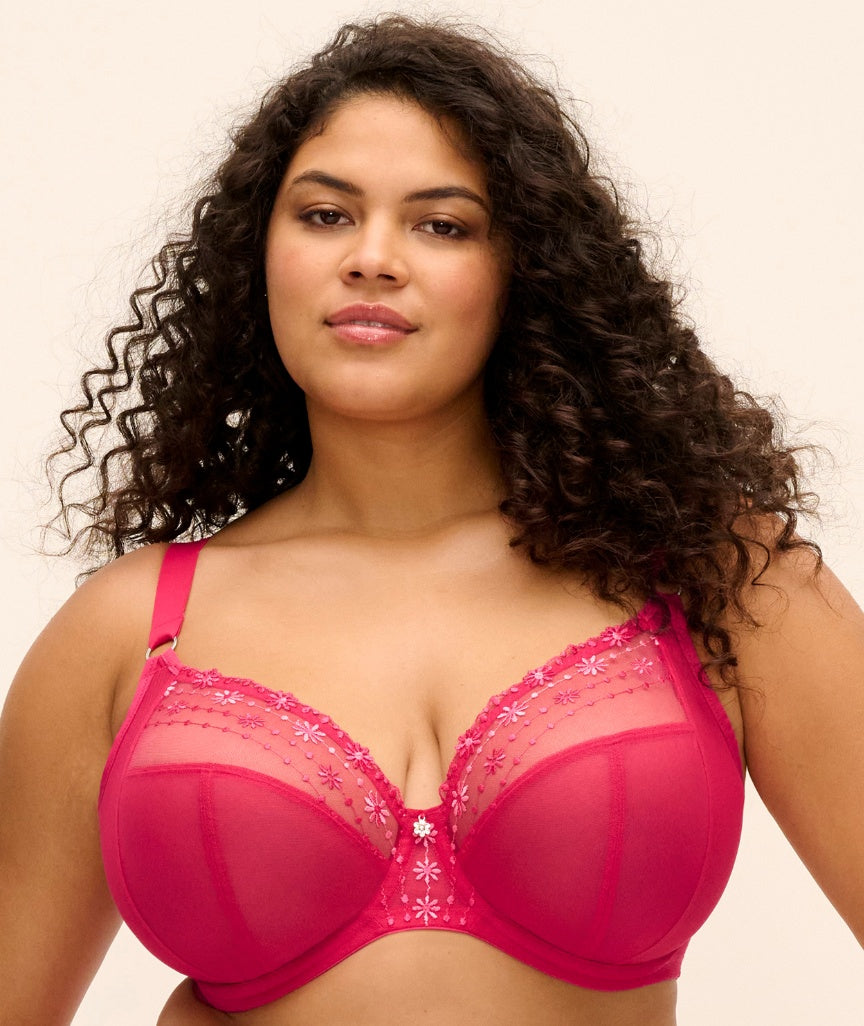 Elomi Matilda Underwired Plunge Bra - Hot Pink