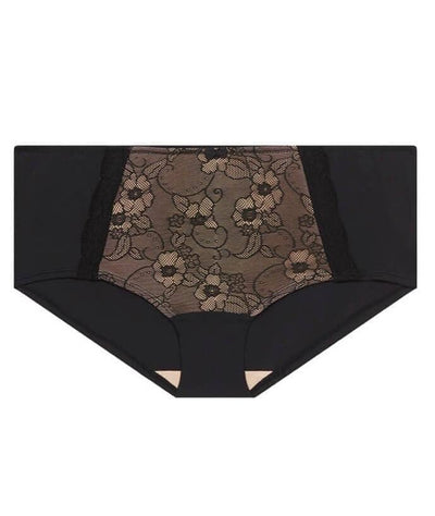 Ava & Audrey Marilyn Lace Hipster Brief - Black/Cream Knickers 