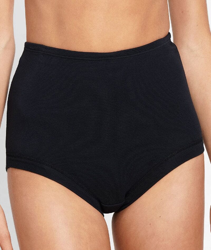 Bonds Cottontails Full Brief With Lycra - Black Knickers