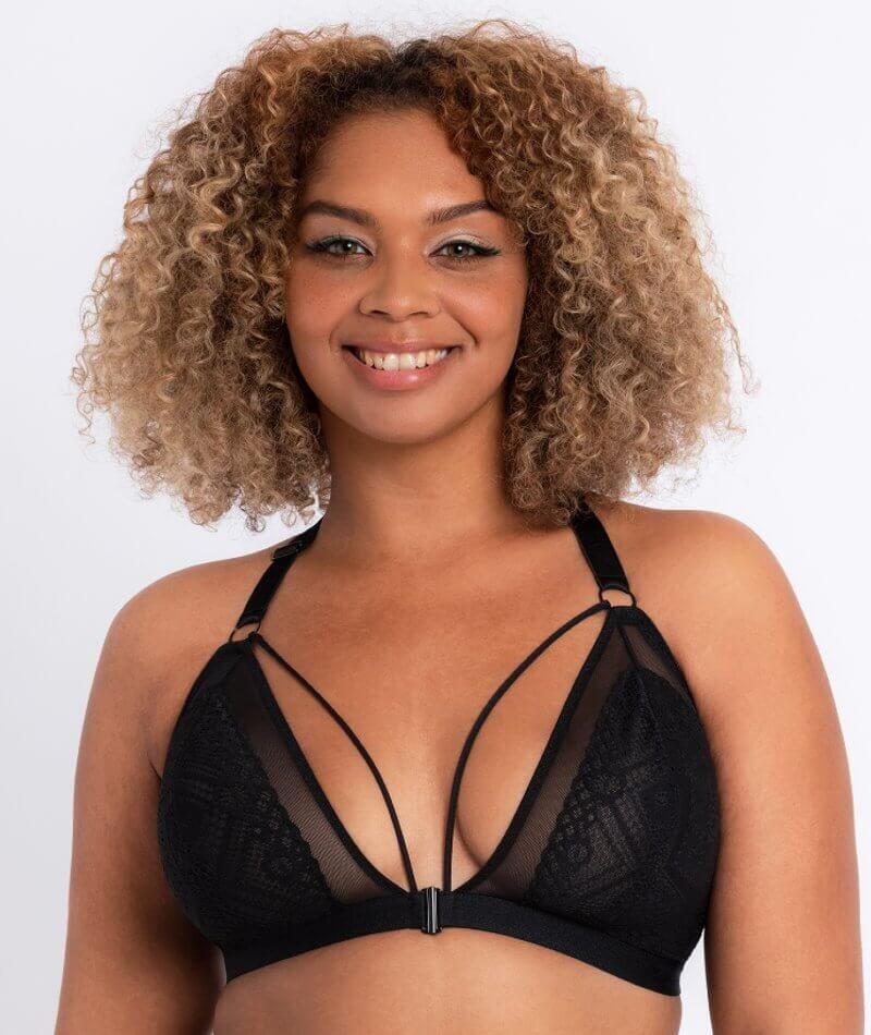 Curvy Kate Front And Centre Wire-Free Bralette - Black – Big Girls Don't  Cry (Anymore)