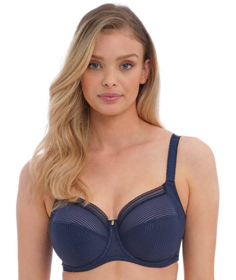 Fantasie Fusion Underwired Full Cup Side Support Bra - Navy – Big Girls  Don't Cry (Anymore)