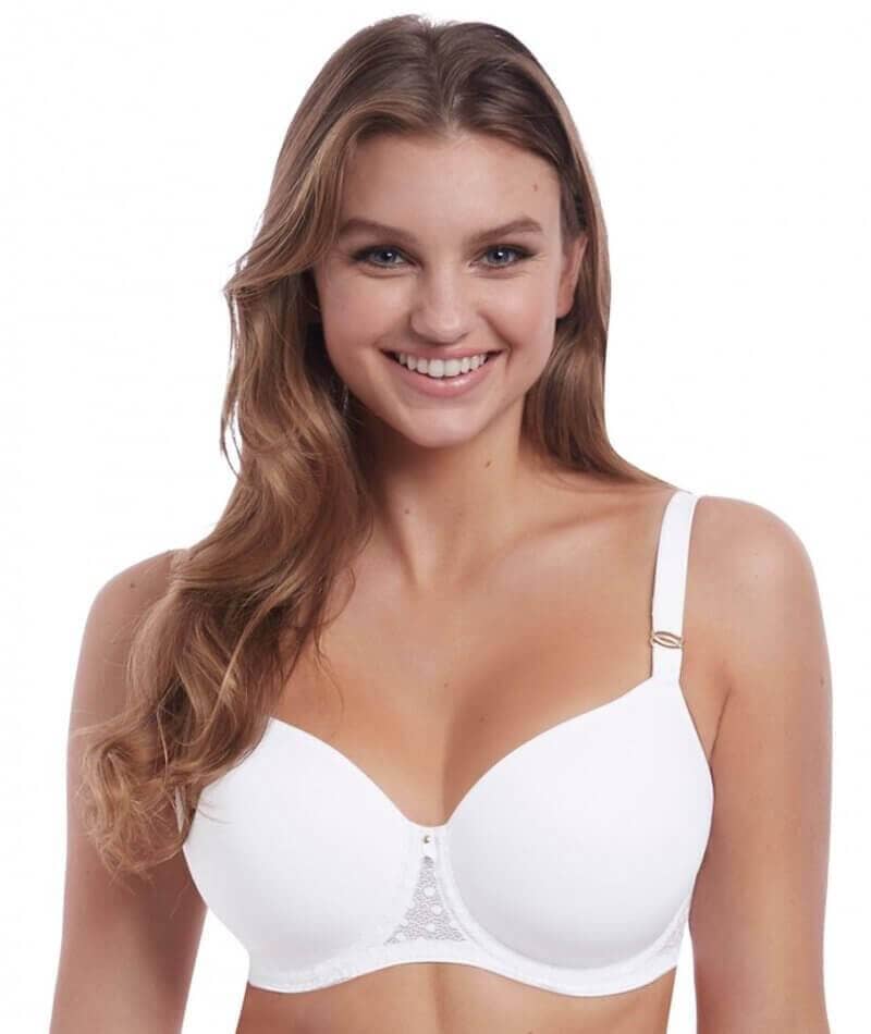 Freya Starlight Underwired Moulded Balcony T-shirt Bra - White Bras