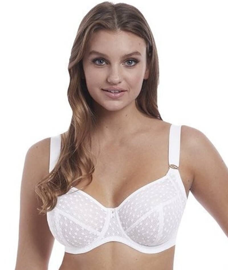 Freya Starlight Underwired Side Suport Bra - White Bras