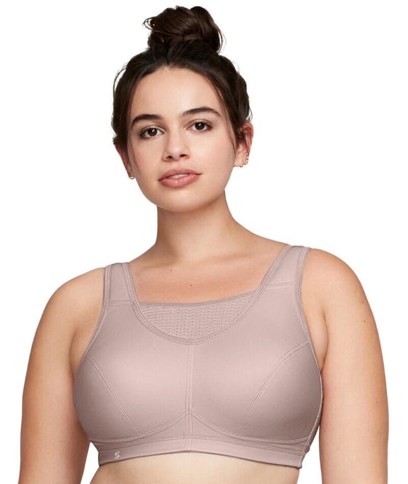 Glamorise Womens No-bounce Camisole Sports Wirefree Bra 1066 Café 48j Glamorise Womens No-bounce Camisole Sports Wirefree Bra 1066 Café 48j