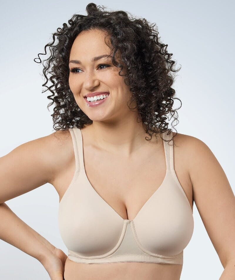 Leading Lady Lightly Padded Contour Underwired Bra - Nude – Big