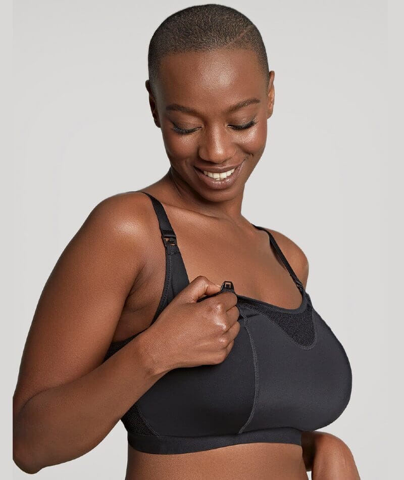 Panache Katherine Non-Underwire Nursing Bra - Black Bras