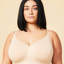 Sugar Candy Fuller Bust Seamless F-Hh Cup Wire-Free Lounge Bra -  Nude