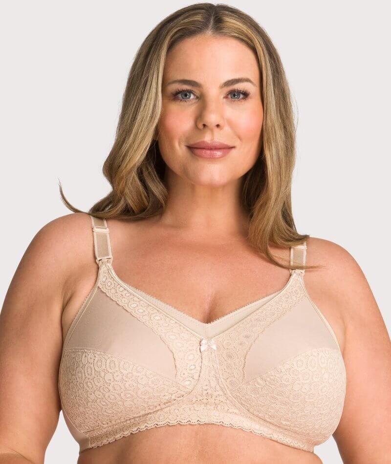 Triumph Lace Maternity Wire-Free Bra - Nude – Big Girls Don't Cry