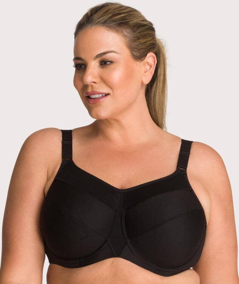 Triumph Triaction Ultra Underwired Sports Bra - Black – Big Girls Don't Cry  (Anymore)