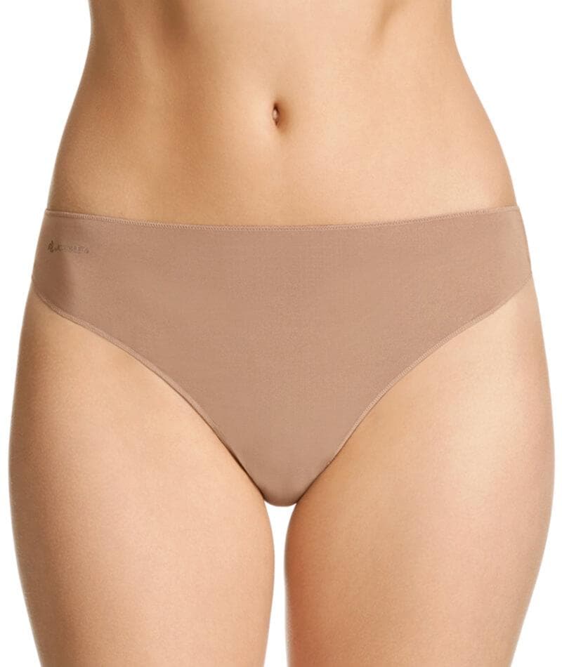Jockey No Panty Line Promise Tactel G-String - Flesh Knickers 8  