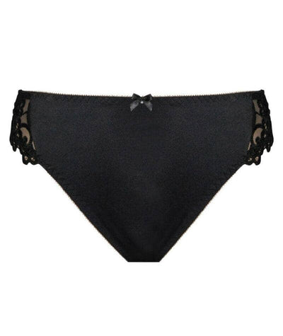 Fayreform Coral High Cut Brief - Black Knickers 