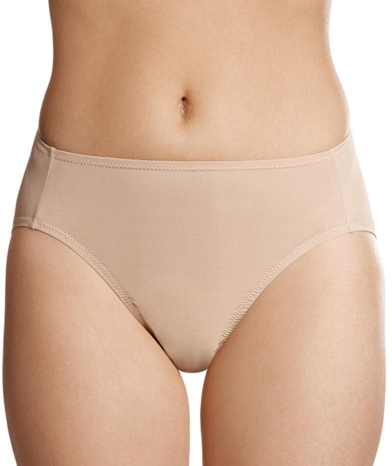 Jockey No Ride Up Microfibre Hi Cut Brief - Dusk Knickers 10  