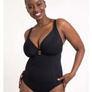 Curvy Kate Jet Set Multiway Plunge Swimsuit - Black