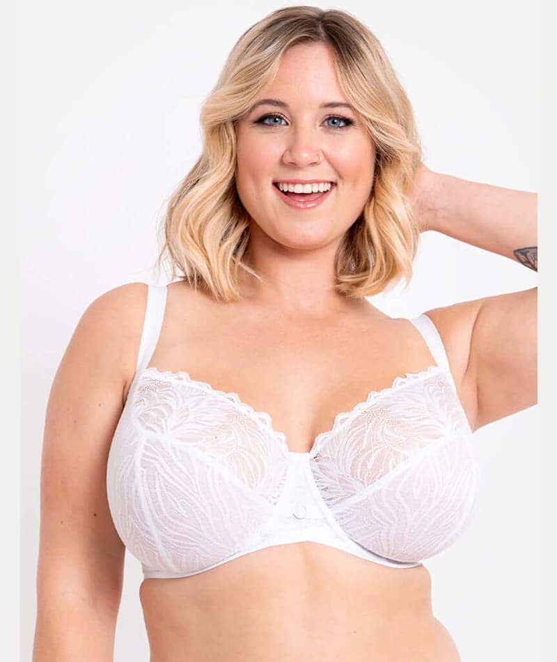 Curvy Kate Lace Daze Balcony Bra - White Bras  