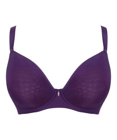 Curvy Kate Smoothie Spacer T-Shirt Plunge Bra - Deep Purple