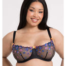 Curvy Kate Strawberry Crush Balcony Bra - Black Multi