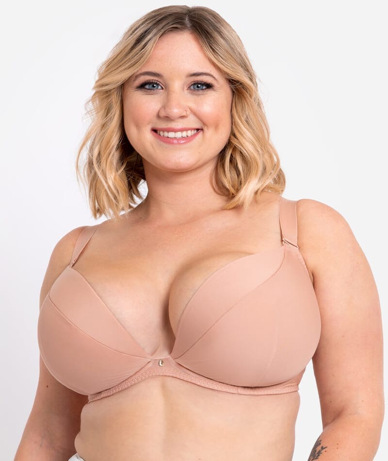 Curvy Kate SuperPlunge Multiway Plunge Bra - Latte Bras  