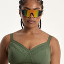 Nala Sporty Support Wirefree Bralette Bra - Pickle/Lavender Fizz
