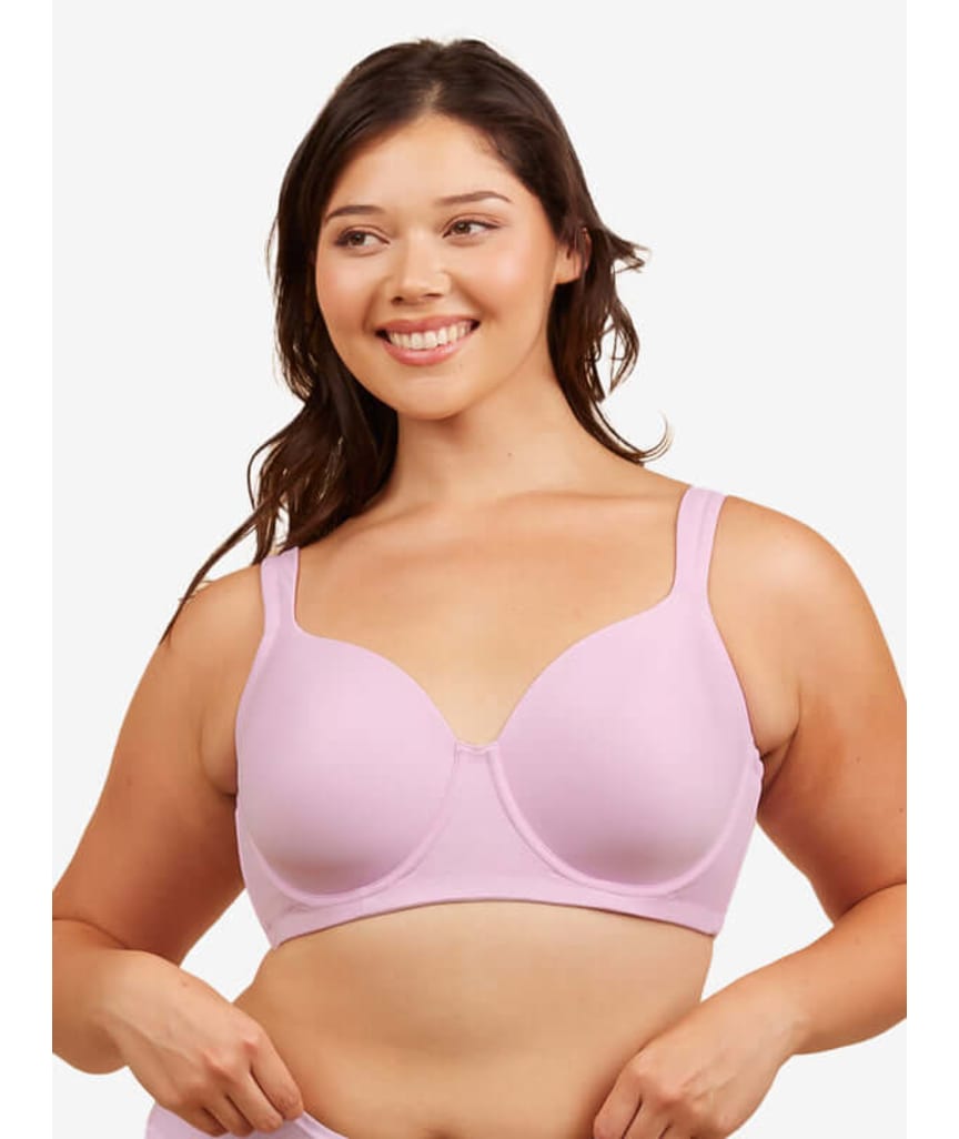 Leading Lady Brigitte Molded Padded Seamless Wire-free Bra - Orchid Bouquet