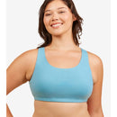 Leading Lady The Serena Wire-free Crop Top - Sea Glass Blue