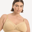 Nala Support Wirefree Bralette - Almond Milk