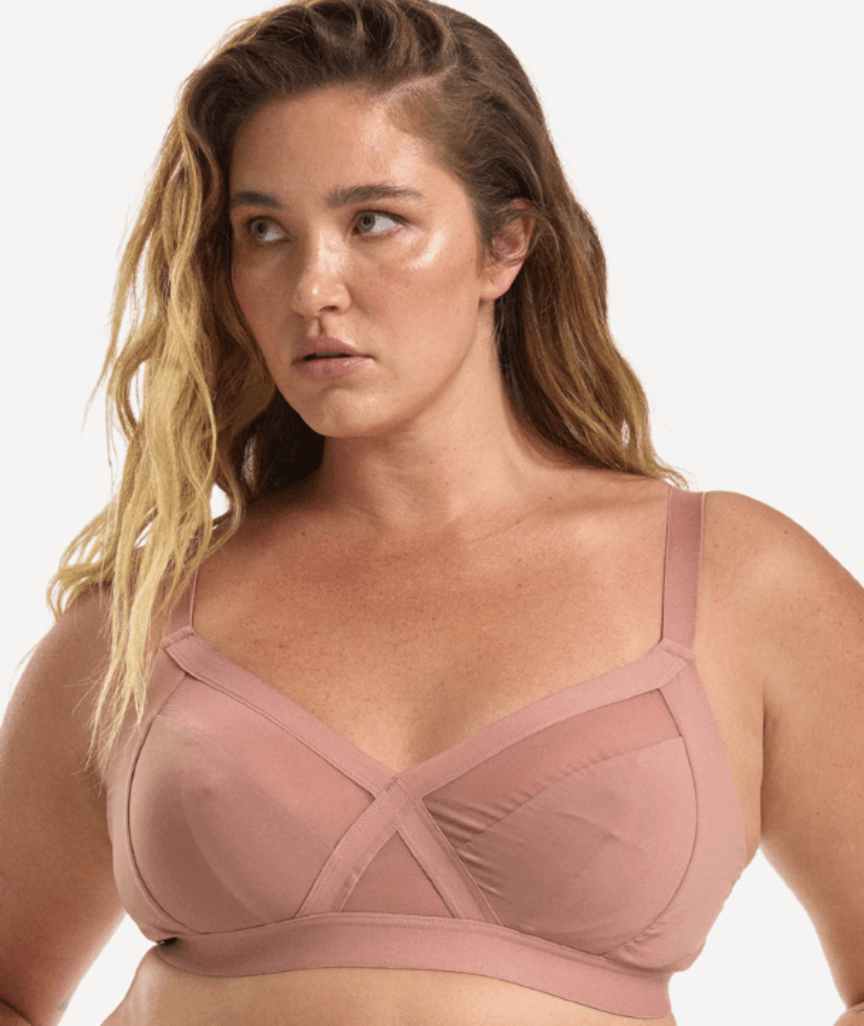 Nala Support Wirefree Bralette - Desert Dust 