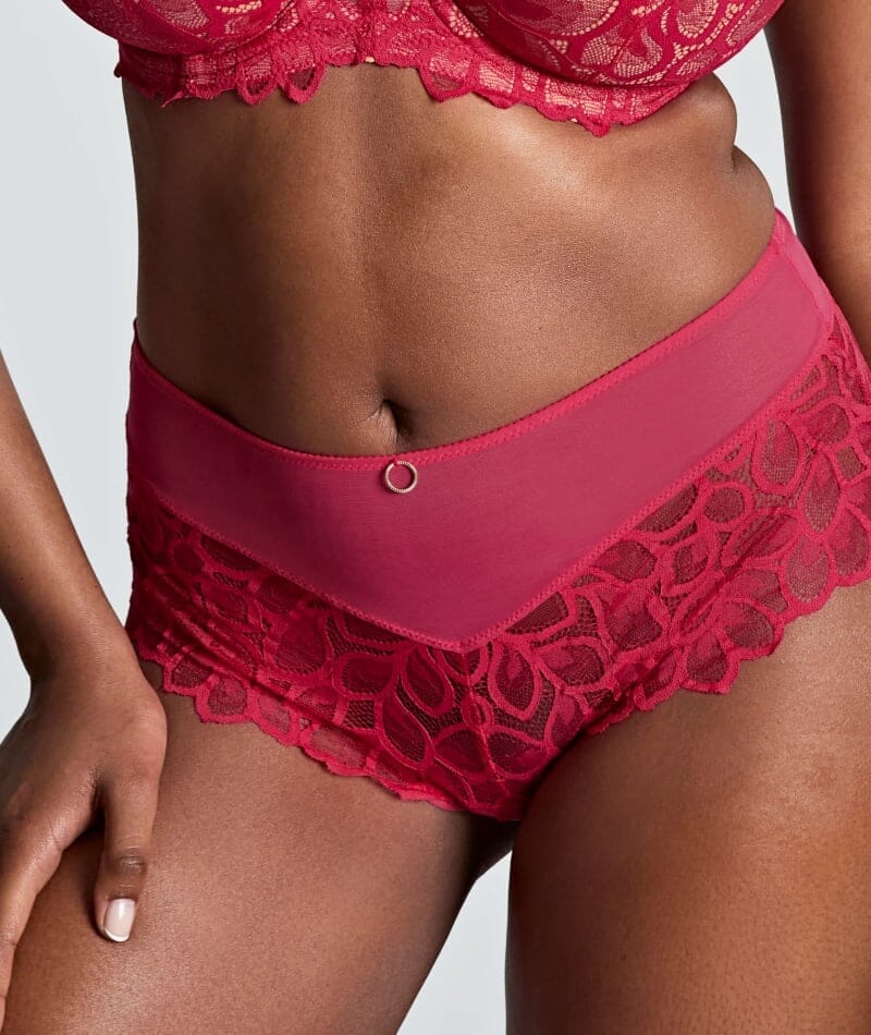 Panache Allure Deep Brief - Raspberry Knickers  