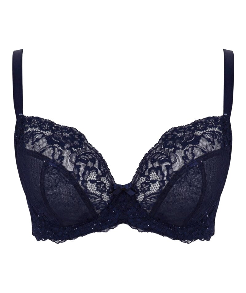 Panache Ana Underwired Plunge Bra - Midnight Sequin Bras 