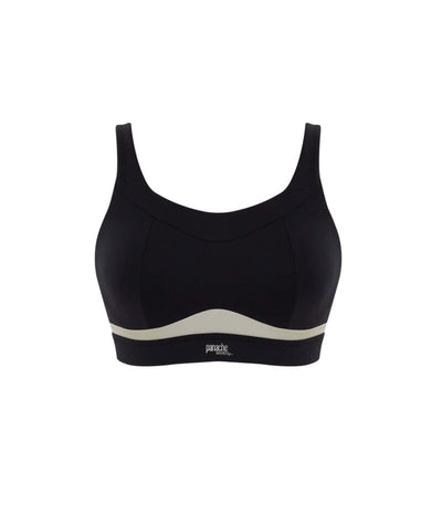 Panache Sport Freedom Wire-free Sports Bra- Black Chalk Bras 