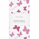 Curvy Lingerie Pink Butterfly Washbag - Large