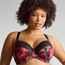 Sculptresse Bliss Full Cup Underwire Bra - Rose Print