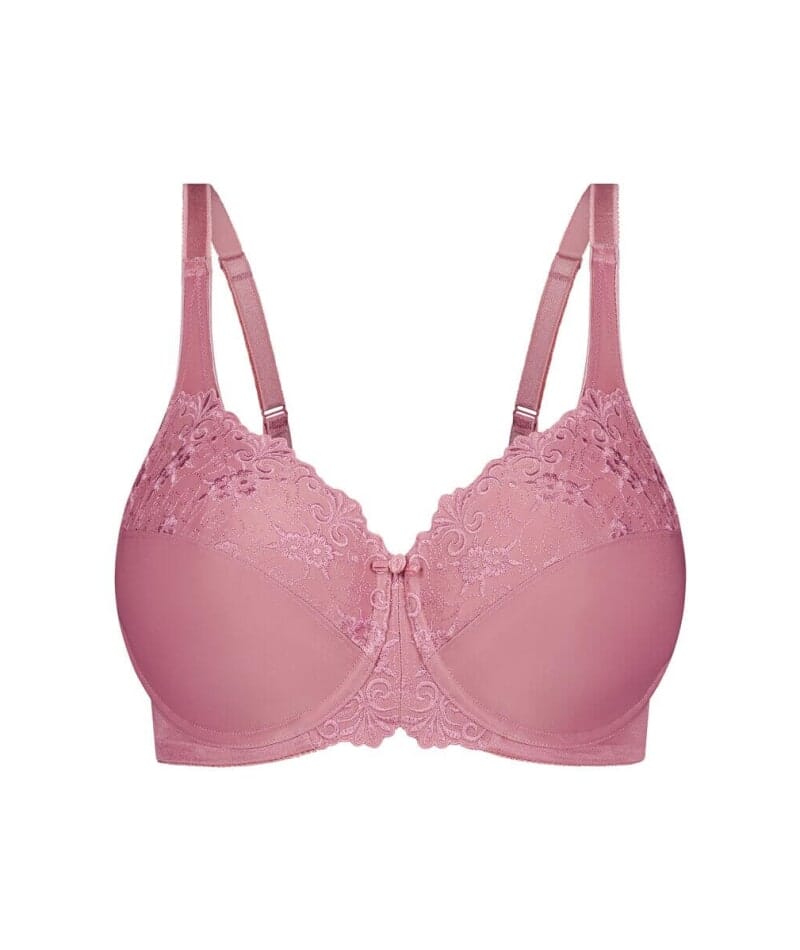 Triumph Embroidered Minimizer Bra - Rosebloom Bras 