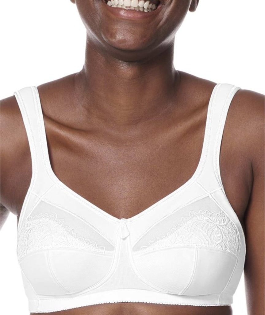 Amoena Isadora Wire-Free Bra - White 