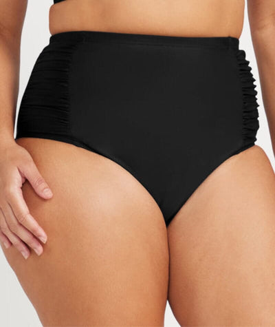 Artesands Hues Botticelli High Waist Swim Pant- Black Swim 