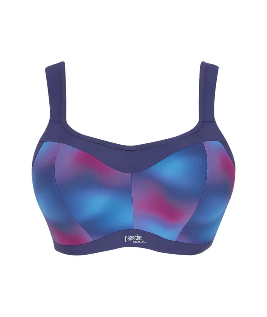 Panache Sport Power Underwired Sports Bra - Ombre Print/Ink