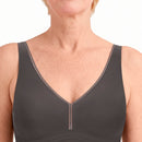 Amoena Wave Flow Non-Wired Bra - Anthracite