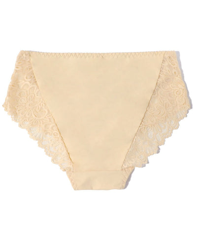 Ava & Audrey Aster Lace & Micro Full Brief - Beige