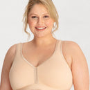 Ava & Audrey Faye Cotton Wire-Free Support Bra - Frappe