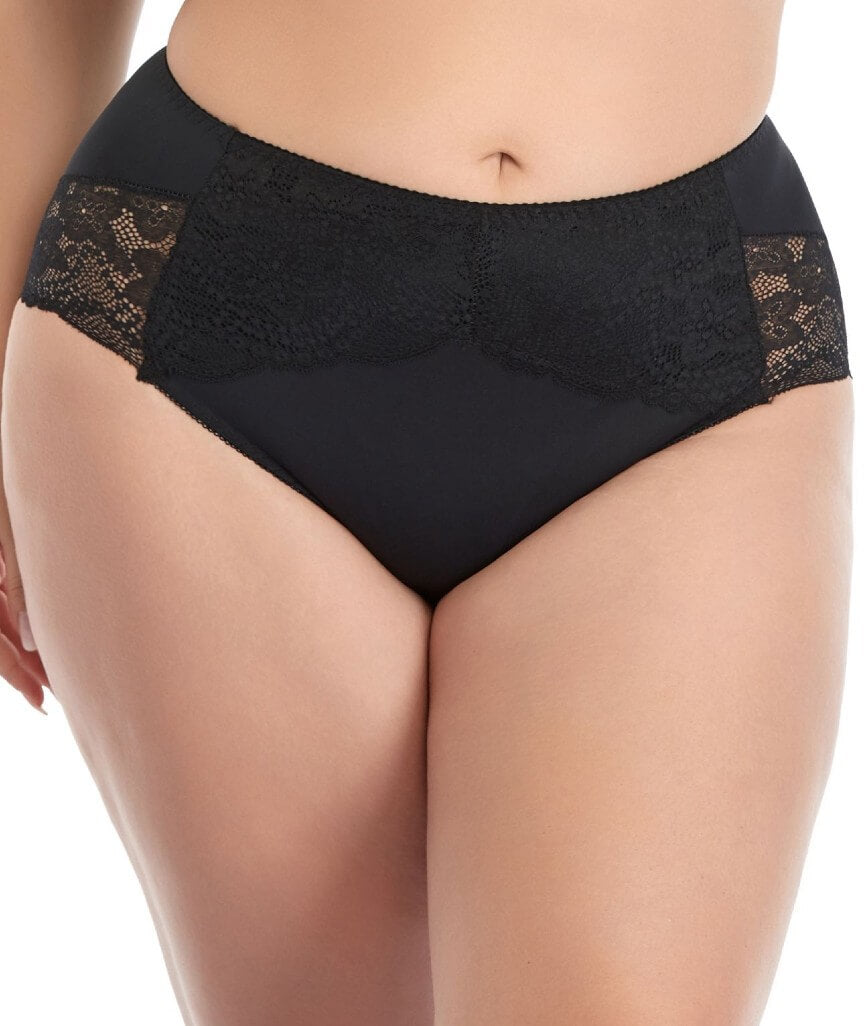 Ava & Audrey Florence Lace & Micro Full Brief - Black 