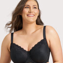Ava & Audrey Jacqueline Minimiser Full Cup Underwire Bra - Black