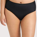 Ava & Audrey Jacqueline Smoothing Full Brief with Lace - Black
