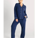 Ava & Audrey Maddison Knit Lounge PJ Set - Navy