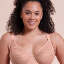 Curvy Kate Smoothie Lace Moulded Balcony Bra - Latte