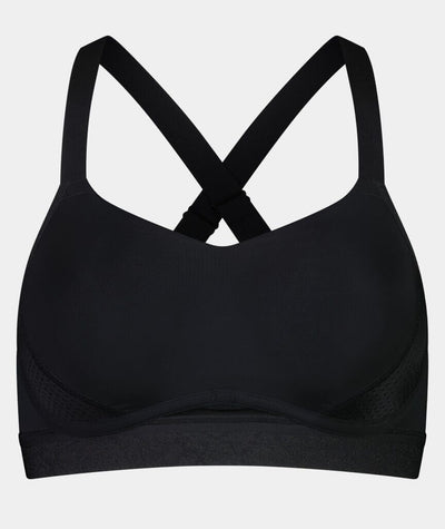 Bendon Breathe High Impact Sports Bra - Black Bras 