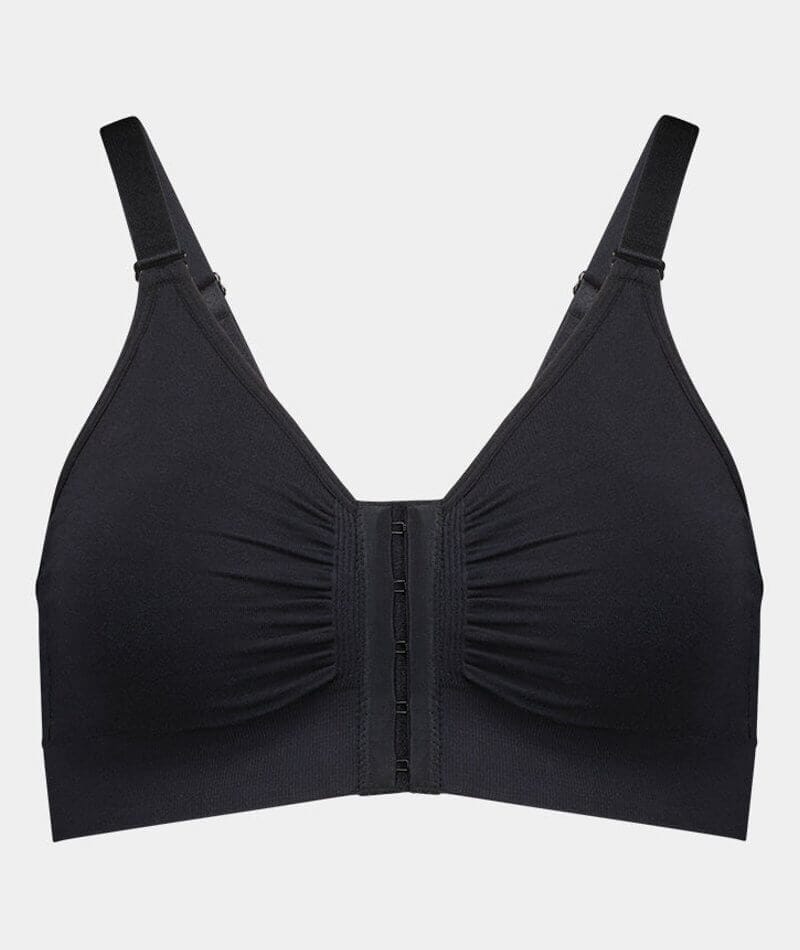 Bendon Restore Front Opening Wire-Free Bra - Black Bras 