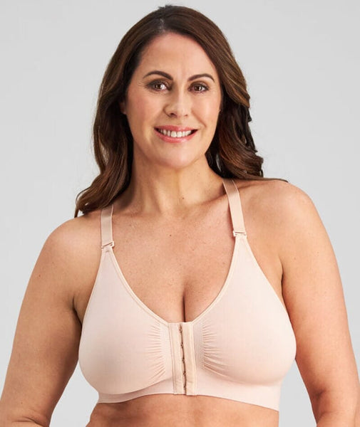 Bendon Restore Front Opening Wire-Free Bra - Latte – Big Girls Don't Cry  (Anymore)